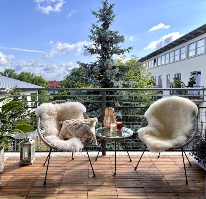 Bali Home Stylische Wohnung Mit Terrasse 쇼네펠드 외부 사진