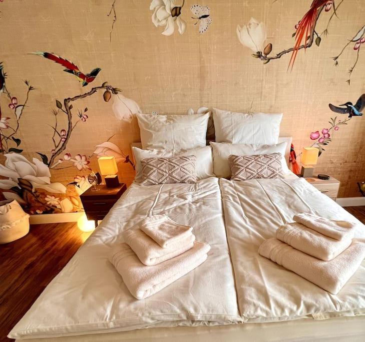 Bali Home Stylische Wohnung Mit Terrasse 쇼네펠드 외부 사진